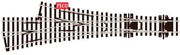 Peco Streamline SLE199 výhybka trojcestná Code 75 H0