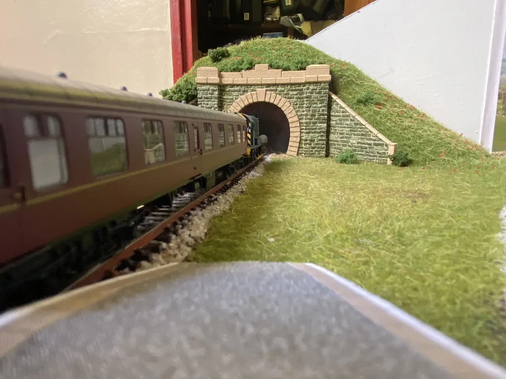 MS Models Single Track Stone Tunnel Portal portál tunelu