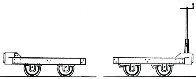 Dundas DM66 Hudson vozové podvozky 50. léta OO-9