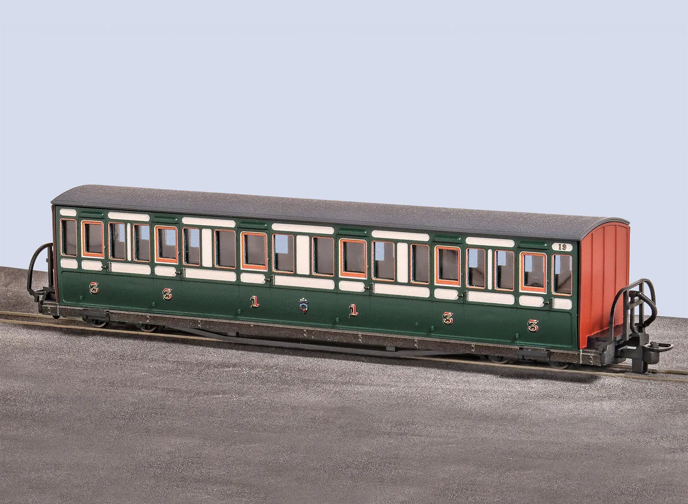 Peco Great Little Trains GR620A osobní vagón Bowsider