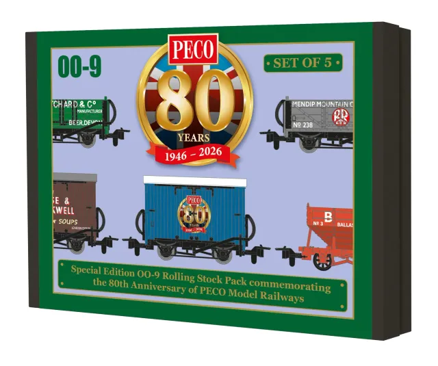 PECO GR58880 sada vozů 80th Anniversary Wagon Pack
