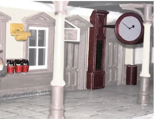 Modelscene 5048 OO doplňky nástupiště