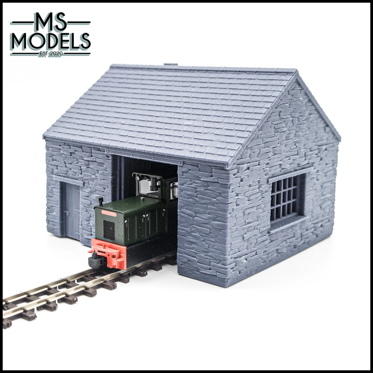 MS Models Small Slate Engine Shed stavebnice