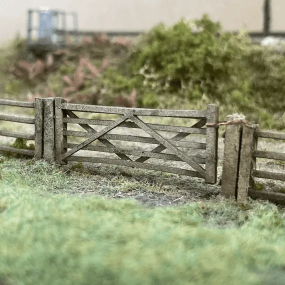Scale Model Scenery LX001 farmářské brány stavebnice 3 ks