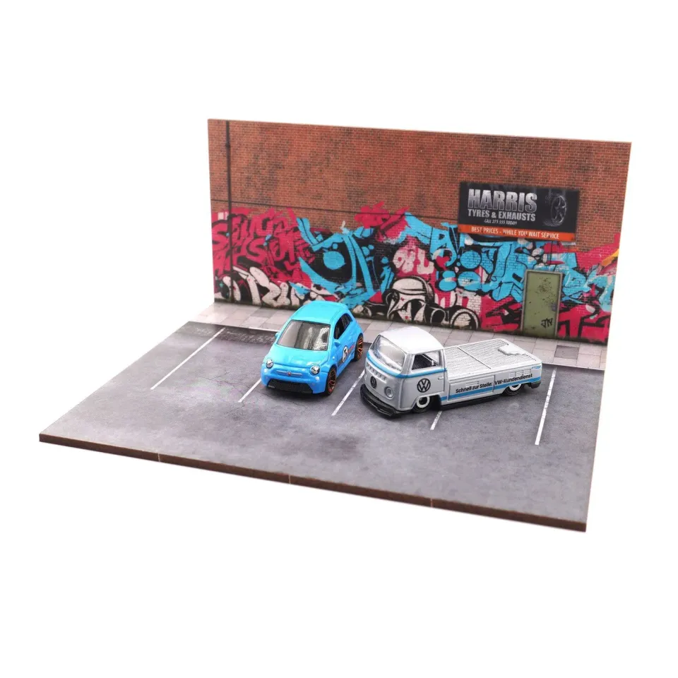 Scale Model Scenery Backstreet Car Park podložka dioráma