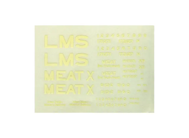 Peco Parkside PS68 obtisky LMS Meat Van O