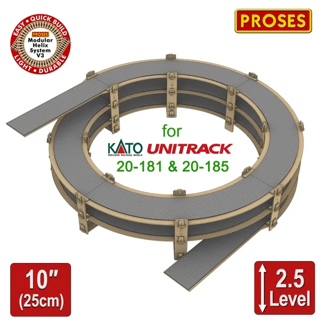 Proses modulární spírála pro KATO 20-181 a 20-185