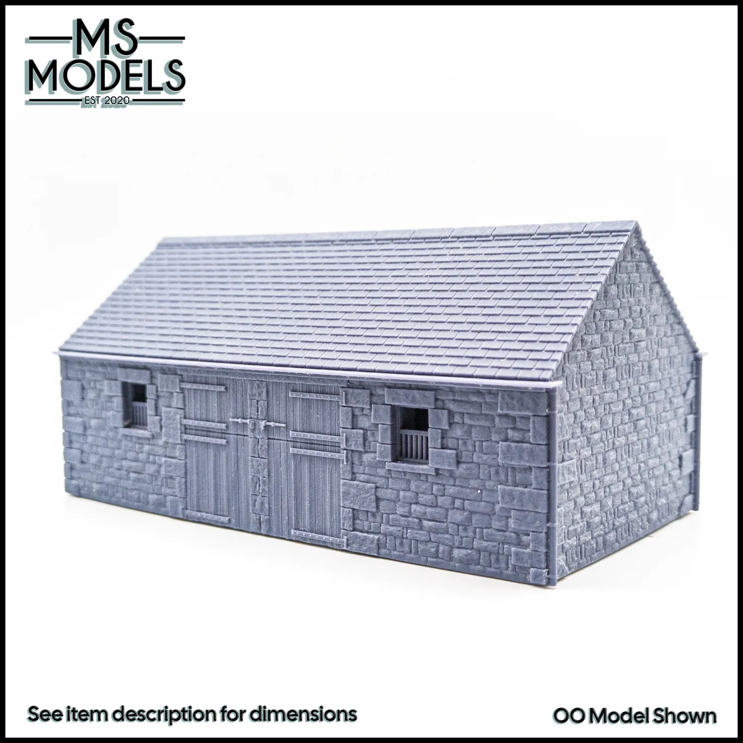 MS Models Stone Horse Barn stáj kamenná