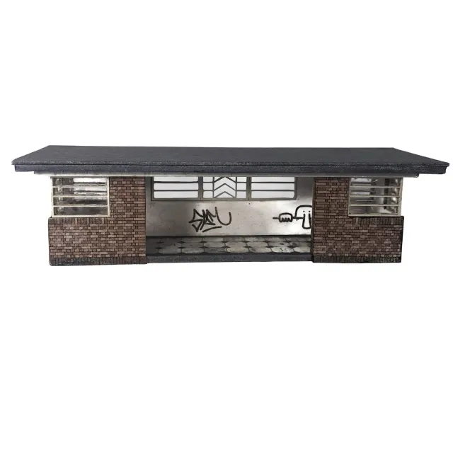 Scale Model Scenery KX097-OO art deco čekárna autobusu stavebnice