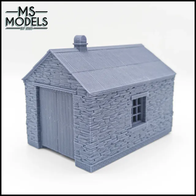 MS Models Micro Slate Engine Shed remíza
