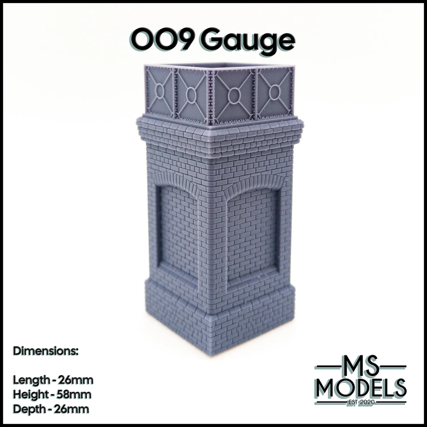 MS Models Narrow Gauge Brick Water Tower stavebnice vodárny