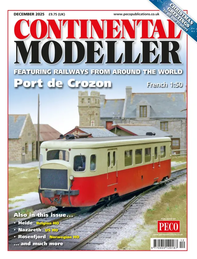 Peco Continental Modeller December 2025 časopis