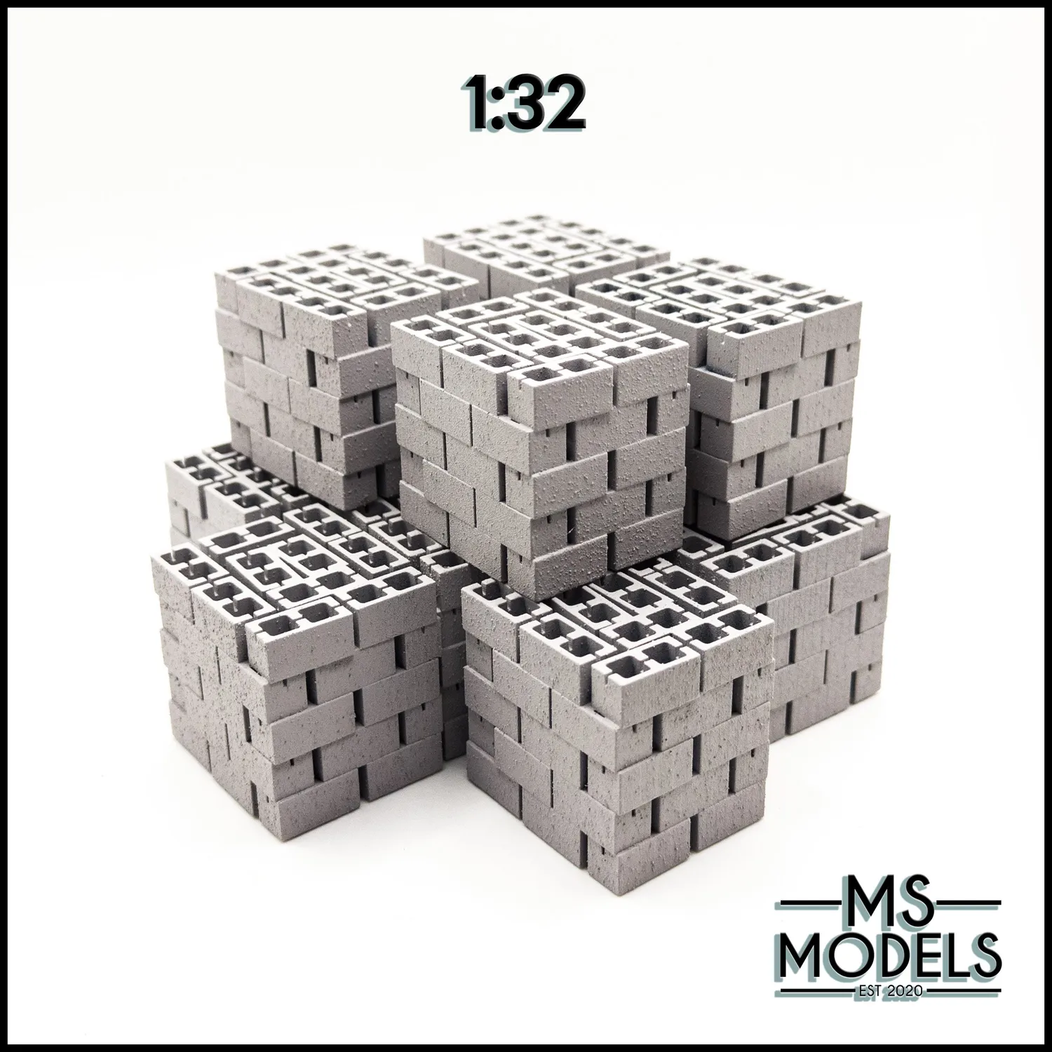 MS Models Breeze/Cinder block stacks stohy tvárnic