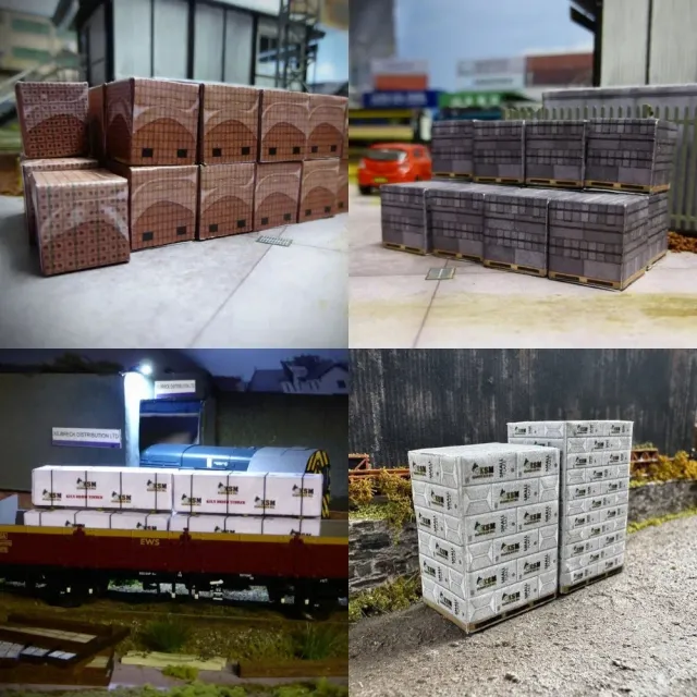 Scale Model Scenery paletizované náklady sada OO