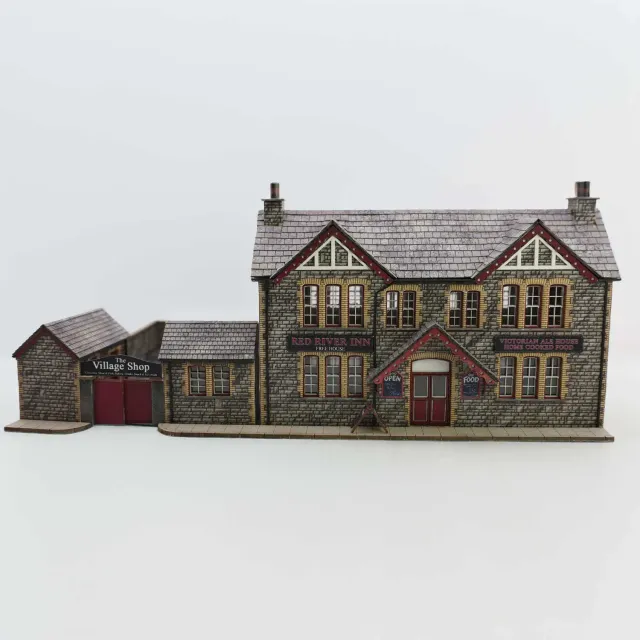 Scale Model Scenery KX120-OO viktoriánská hospoda stavebnice OO