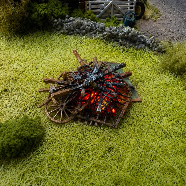 Scale Model Scenery AX021 Bonfire vatra s LED
