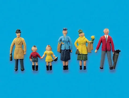 Modelscene 5057 figurky stojící cestující OO/H0
