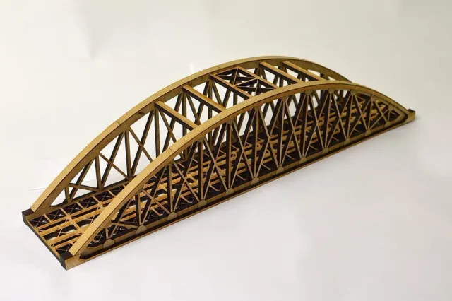 Scale Model Scenery LX095-OO jednokolejný obloukový most 560 mm