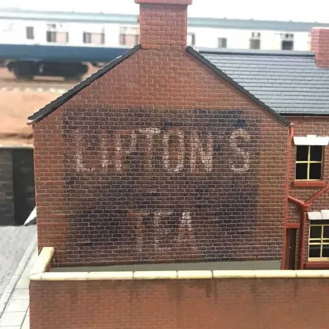 Scale Model Scenery RX005-OO šablona Liptons Tea 50 mm