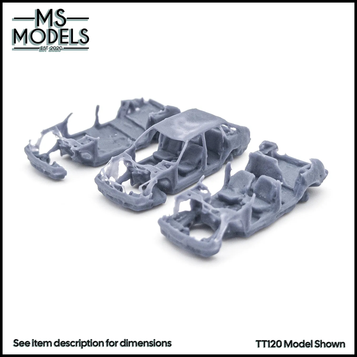 MS Models Generic Scrap Cars model aut vrak