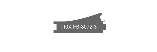 Proses FB-8072-3 pěnové podloží pod kolej 10 ks