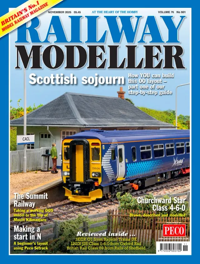 Peco Railway Modeller listopad 2025 časopis
