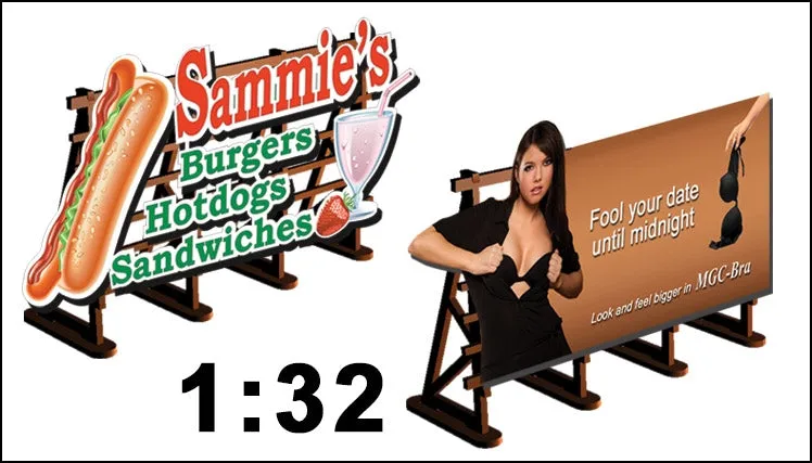 Proses Billboards reklamní poutač 1:32