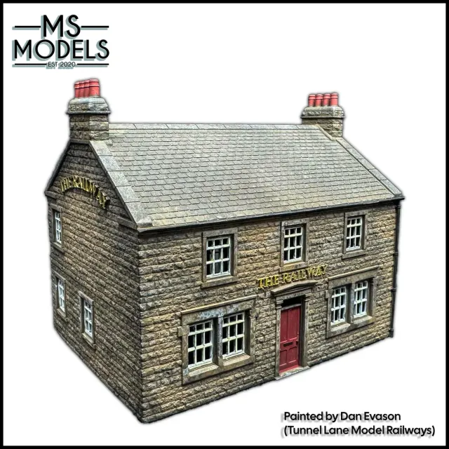 MS Models The Railway Inn stavebnice hospody