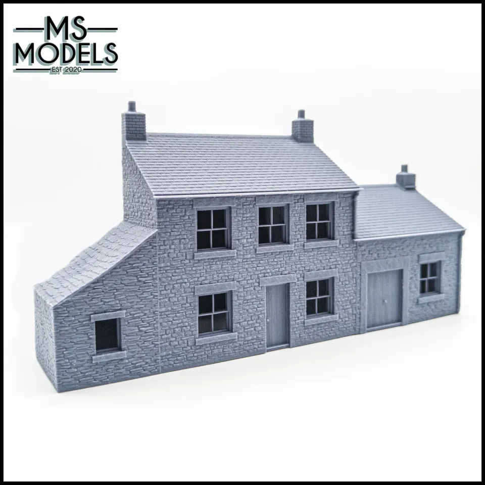 MS Models Low-Relief Office and Blacksmiths Workshop stavebnice budovy