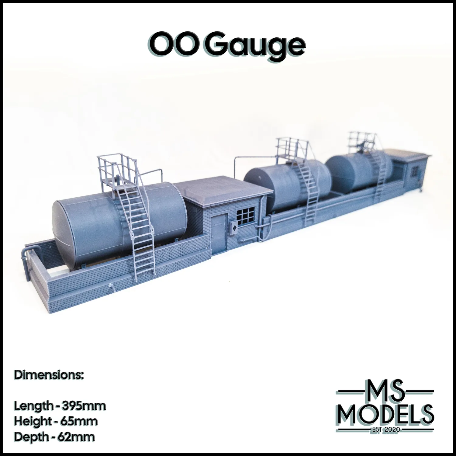 MS Models Buxton TMD Fuel Storage Depot stavebnice palivová