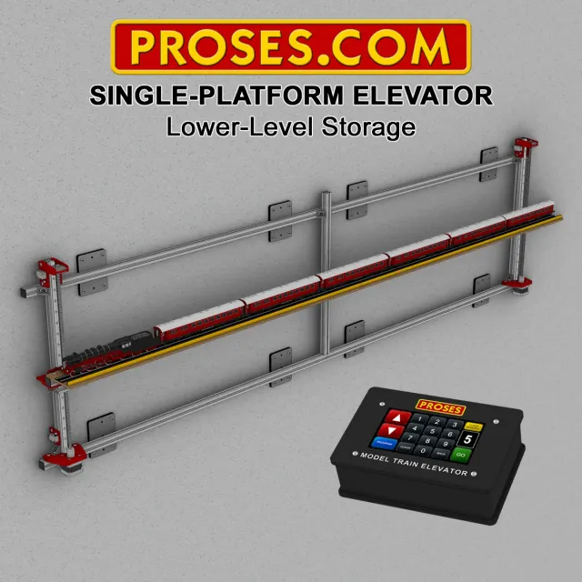 Proses MTE-240 Model Train Elevator výtah kolejiště