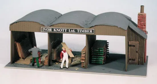 Peco Wills SS73 dřevařský sklad stavebnice