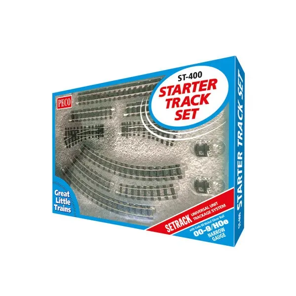 Peco Setrack ST400 startovací sada kolejí OO-9