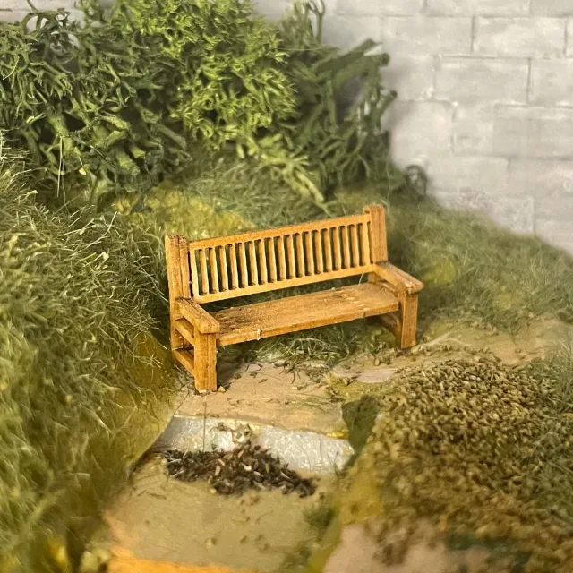 Scale Model Scenery LX013-OO parkové lavičky H0/OO