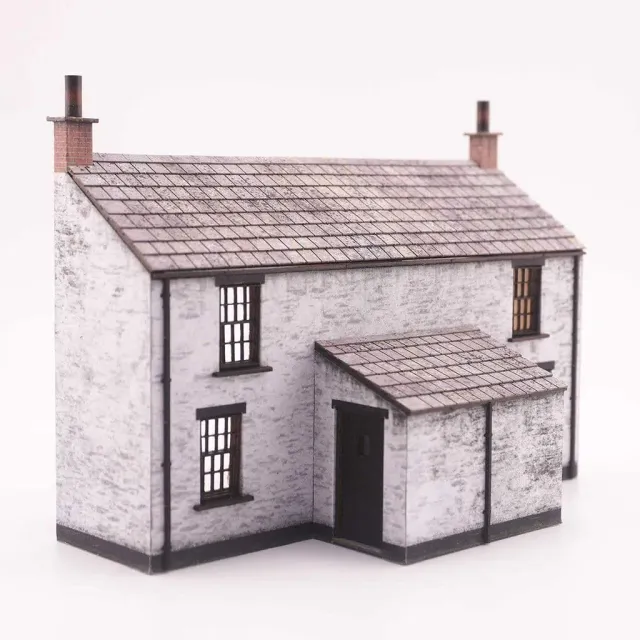 Scale Model Scenery KX116-OO Workers Cottages zadní stěny stavebnice 1:76
