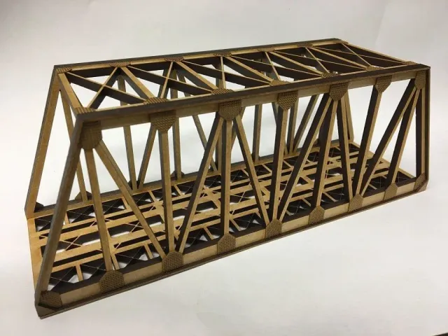 Scale Model Scenery LX104-OO most jednokolejný OO