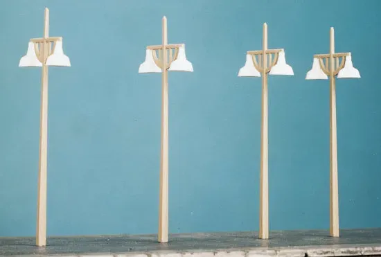 Ratio 454 betonové lampy OO/HO 4 ks