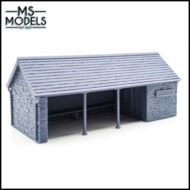 MS Models Rhydyronen Station budova staniční