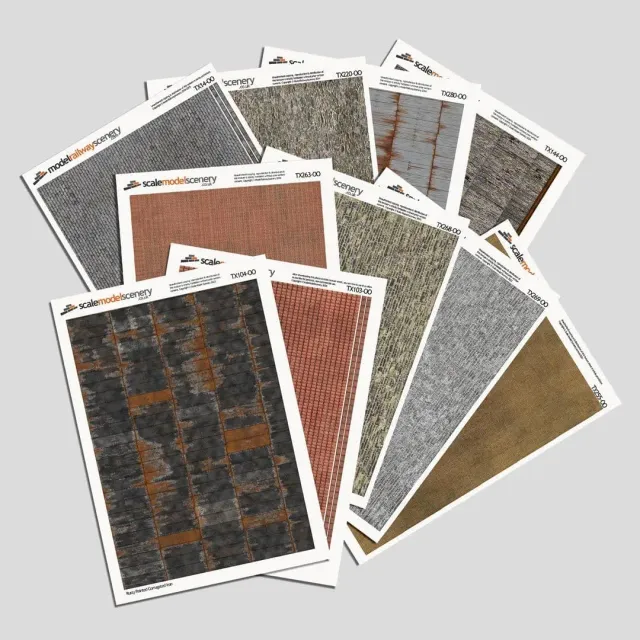 Scale Model Scenery Bundle texturový papír bestsellery