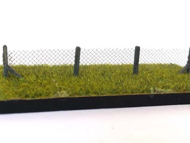 Scale Model Scenery LX183-OO pletivový plot 1 m s betonovými sloupky