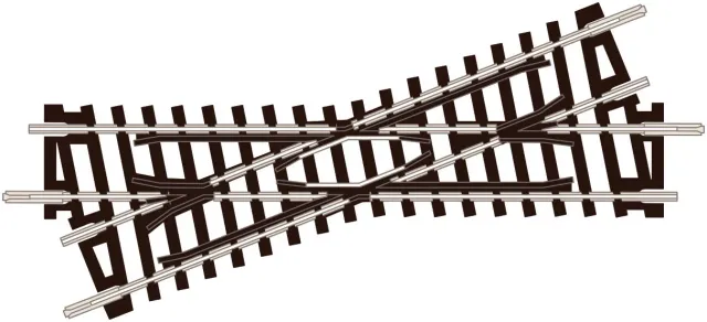 Peco ST50 Setrack křížení Code 80 N