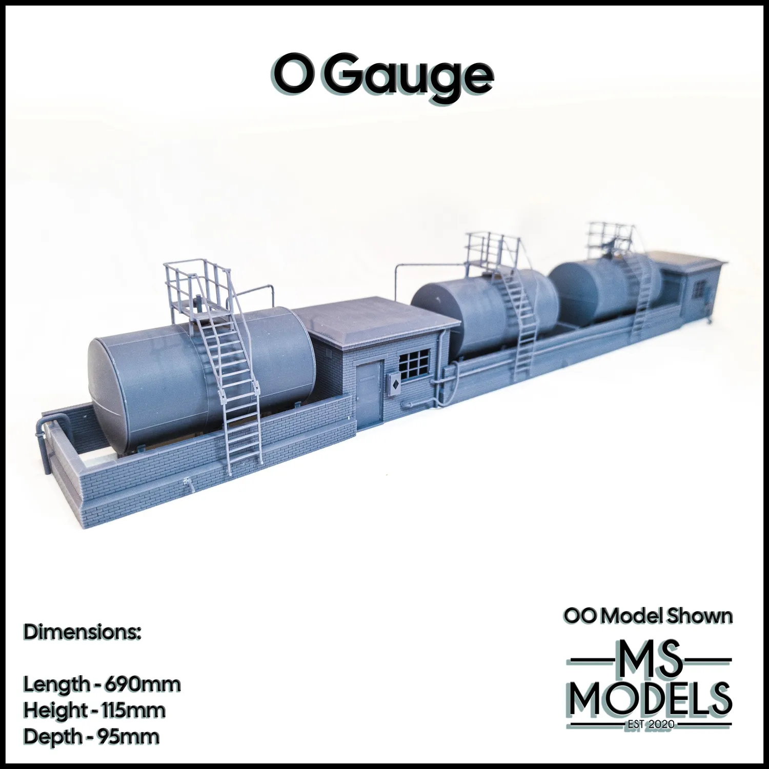 MS Models Buxton TMD Fuel Storage Depot stavebnice palivová