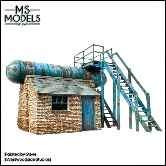 MS Models Egg-Ended Boiler Based Water Tower stavebnice