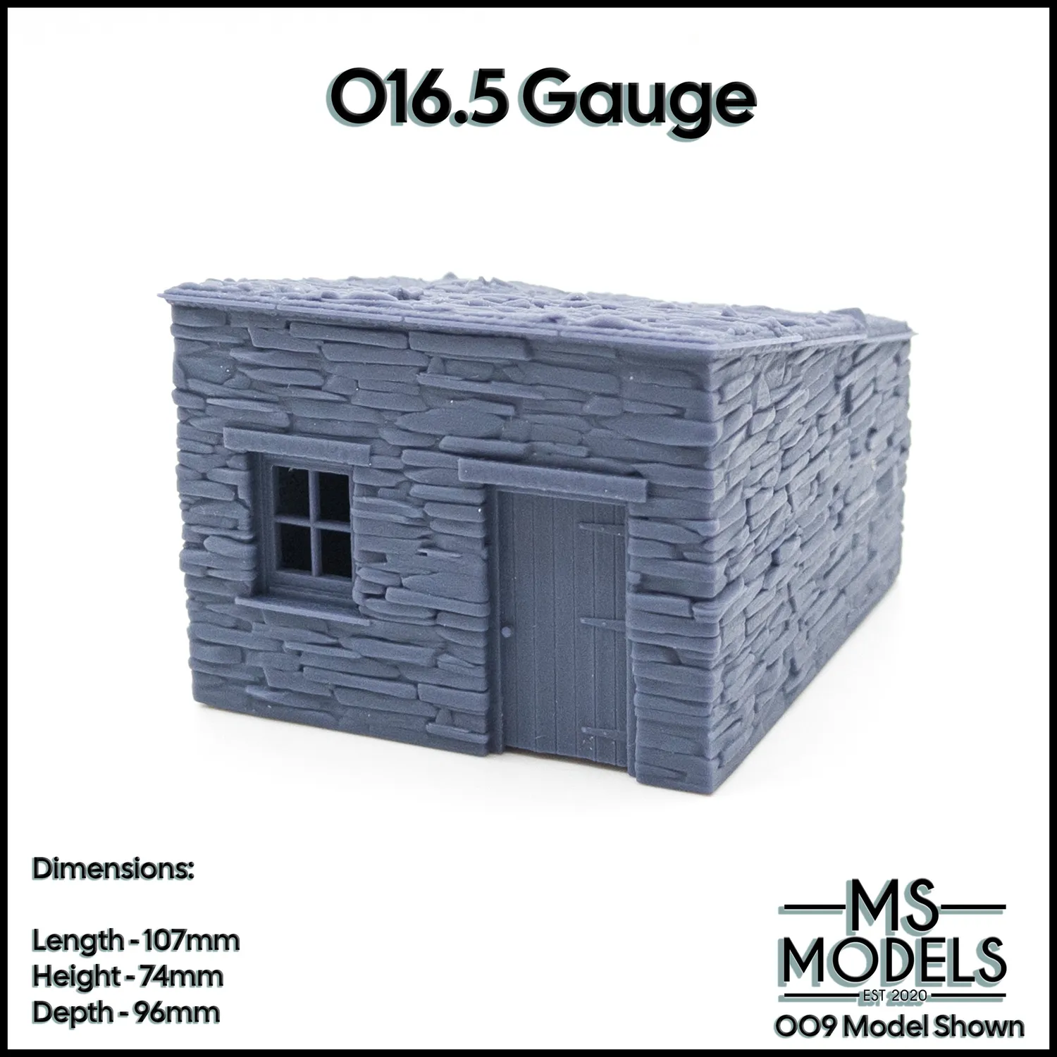 MS Models Gentleman's Conveniences Slate Built modelové toalety