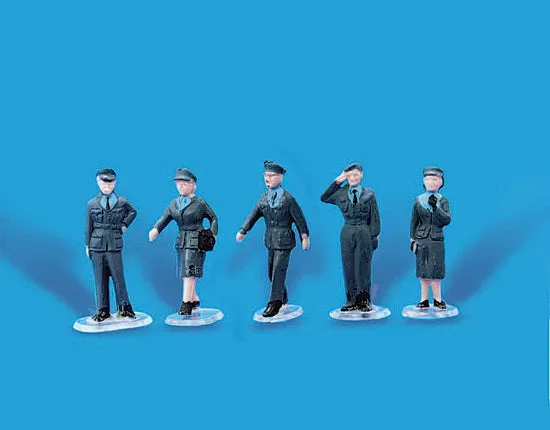 Peco Modelscene 5118 figurky personál RAF 5 ks OO/HO