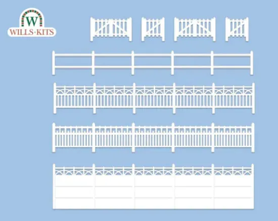Peco Wills SS43 betonové oplocení OO/HO s brankami