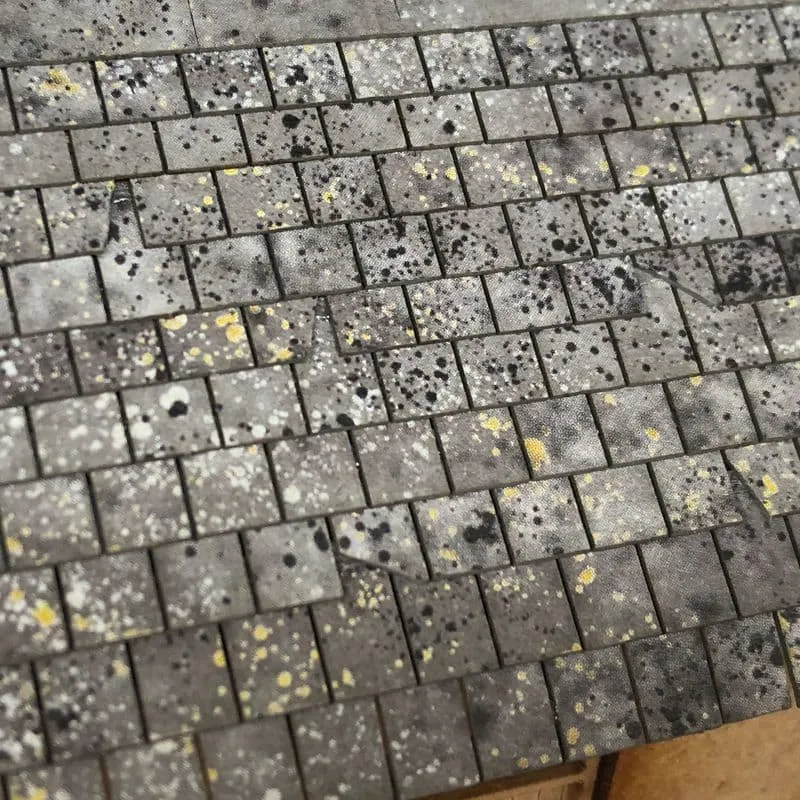 Scale Model Scenery LX410 střešní břidlice laserem řezané